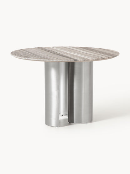 Noamont Round Dining Table with Marble Tabletop, Ø 120 cm