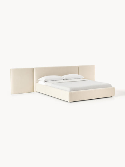 Otisure Upholstered Bed with Folding Headboard