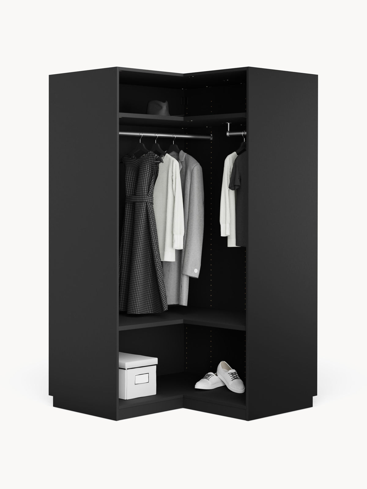 Simonilla Modular Corner Wardrobe, 115 cm Wide