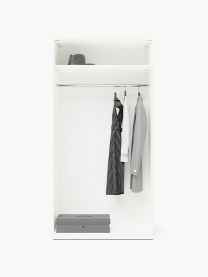 Simonilla Modular Hinged-Door Wardrobe, 100 cm Wide, in Various Sizes