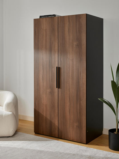 Simonilla Modular Hinged-Door Wardrobe, 100 cm Wide, in Various Sizes