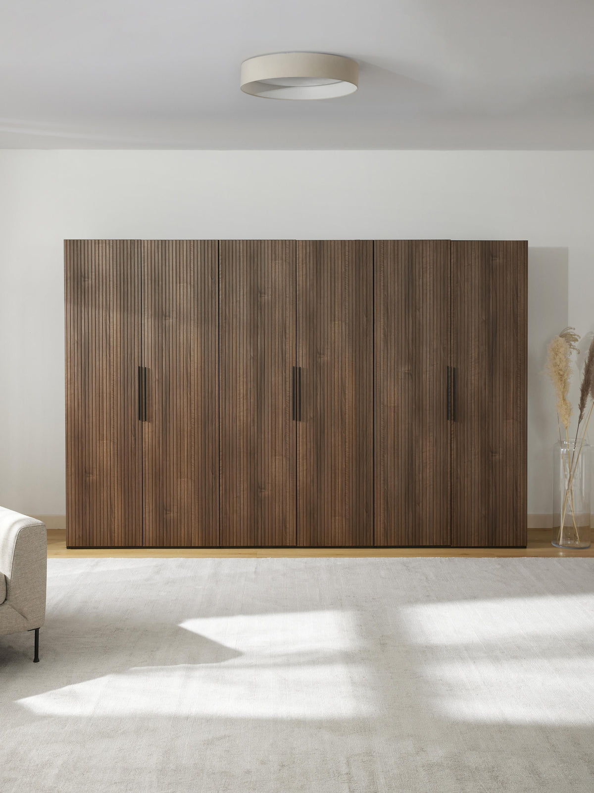Simonilla Modular Hinged-Door Wardrobe, 300 cm Wide, in Various Sizes