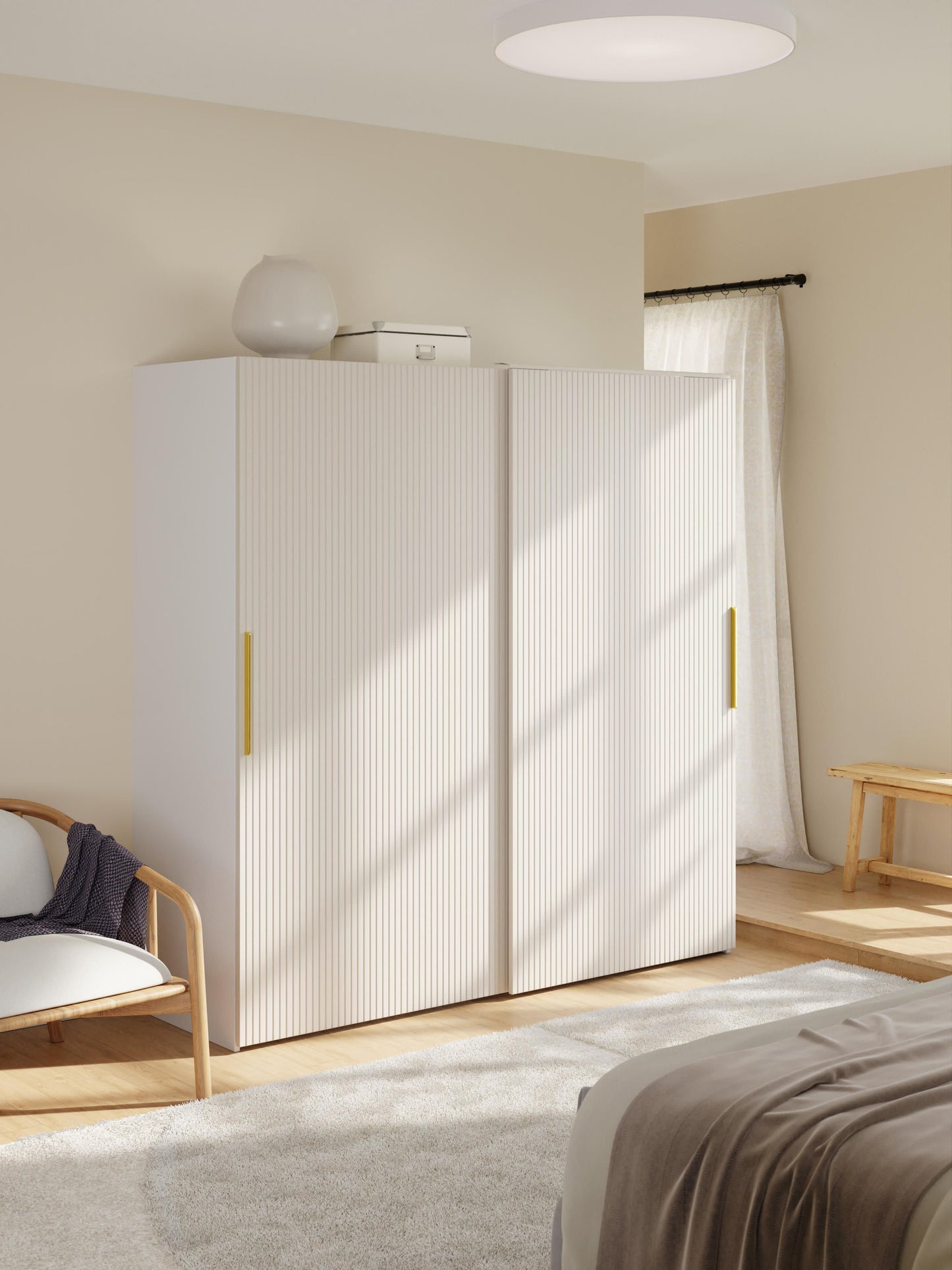 Simonilla Modular Sliding-Door Wardrobe, 200 cm Wide, in Various Sizes