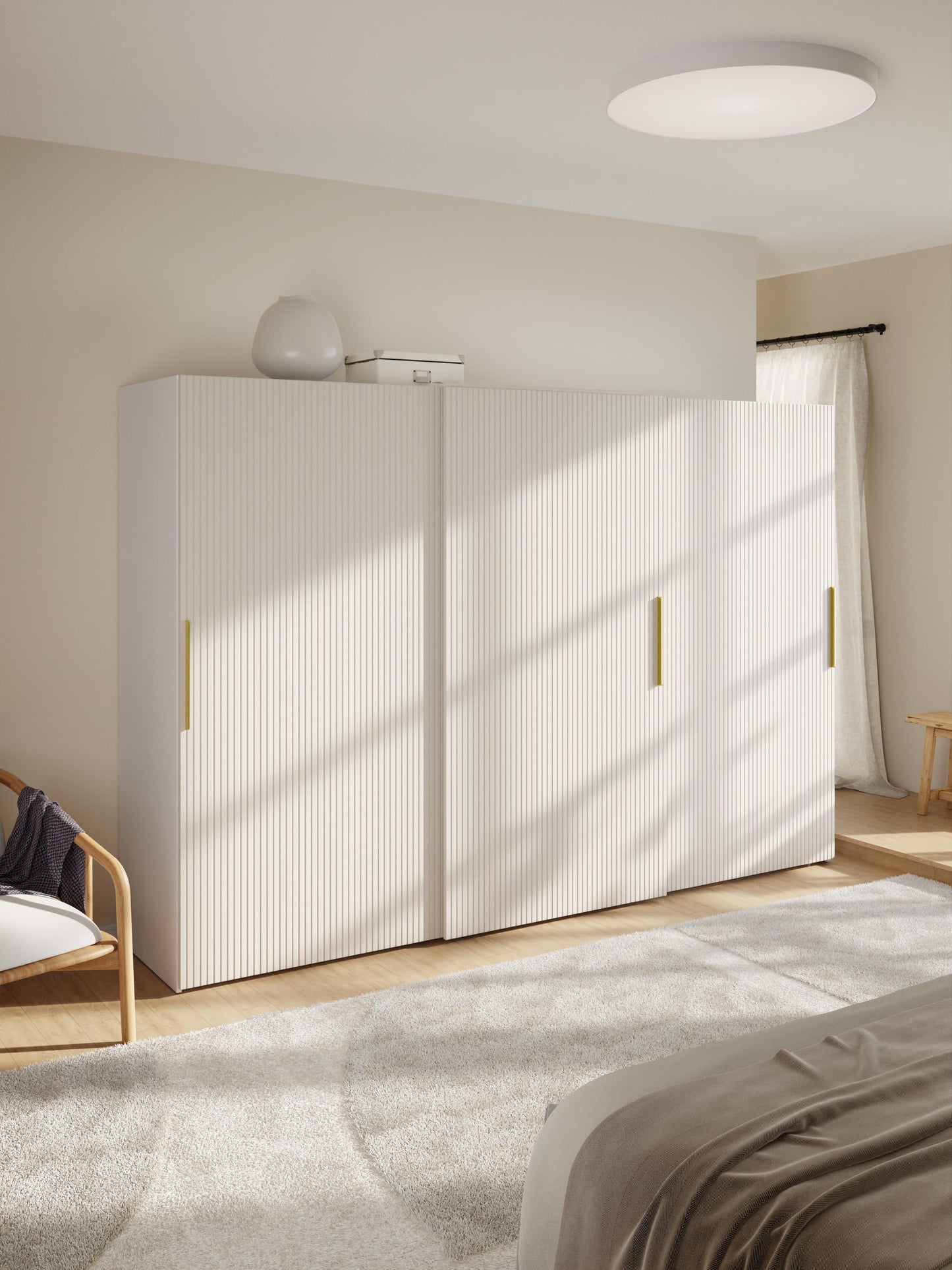 Simonilla Modular Sliding-Door Wardrobe, 300 cm Wide, in Various Sizes