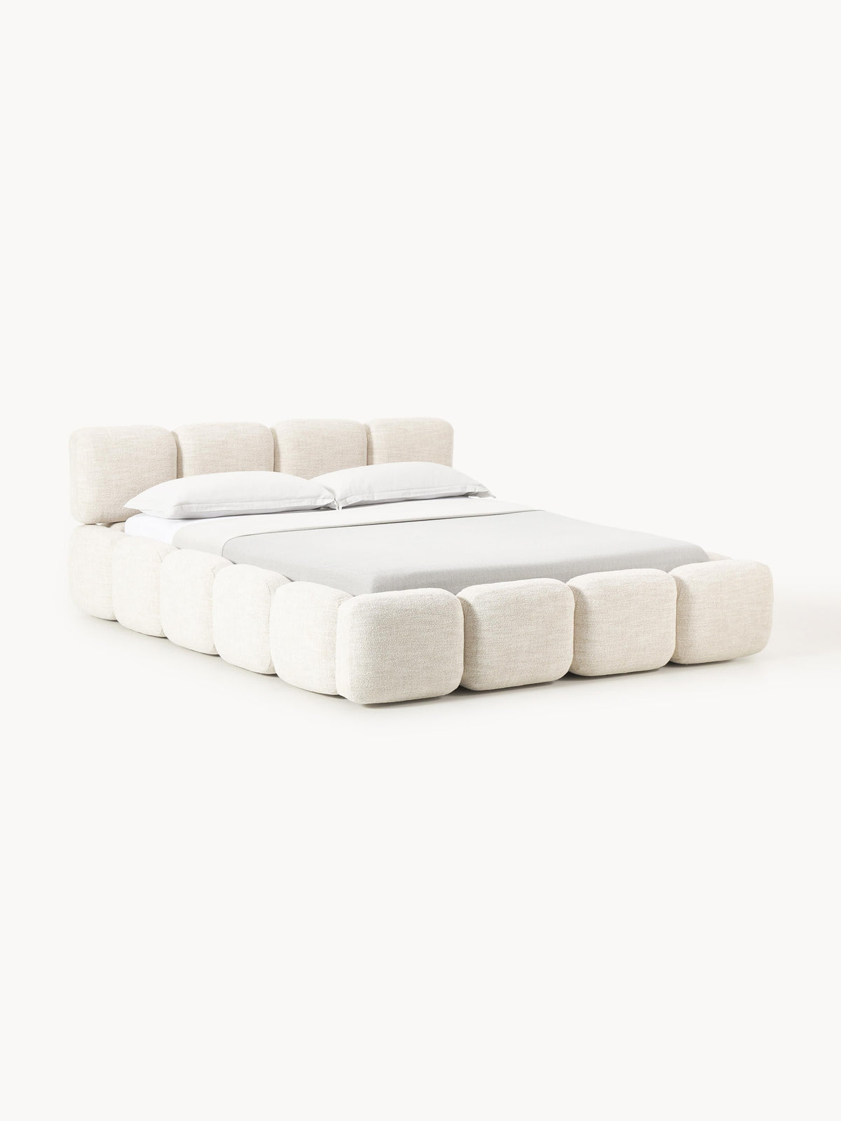 Taybelle Upholstered Bed in Bouclé