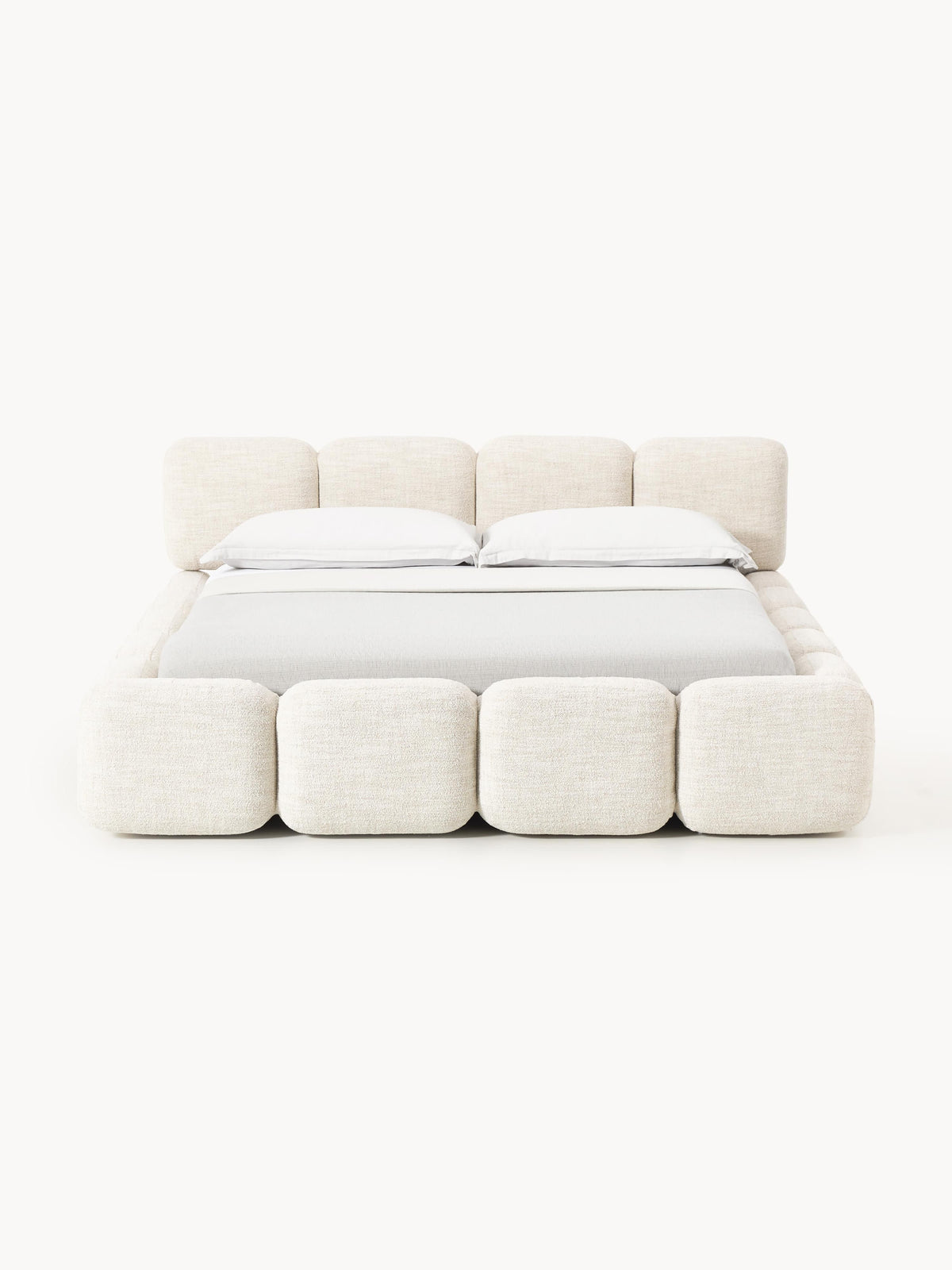Taybelle Upholstered Bed in Bouclé