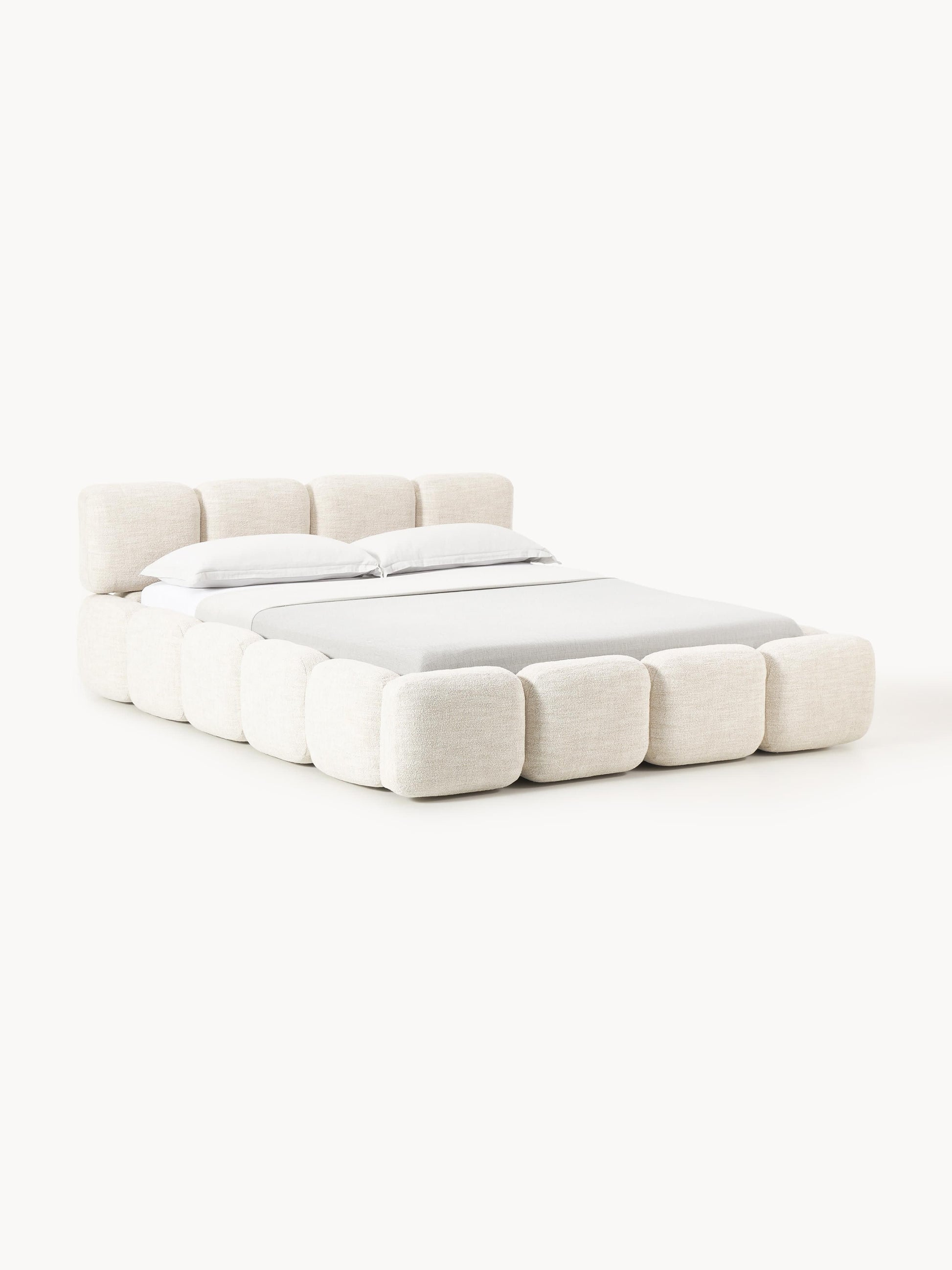 Taybelle Upholstered Bouclé Bed with Storage