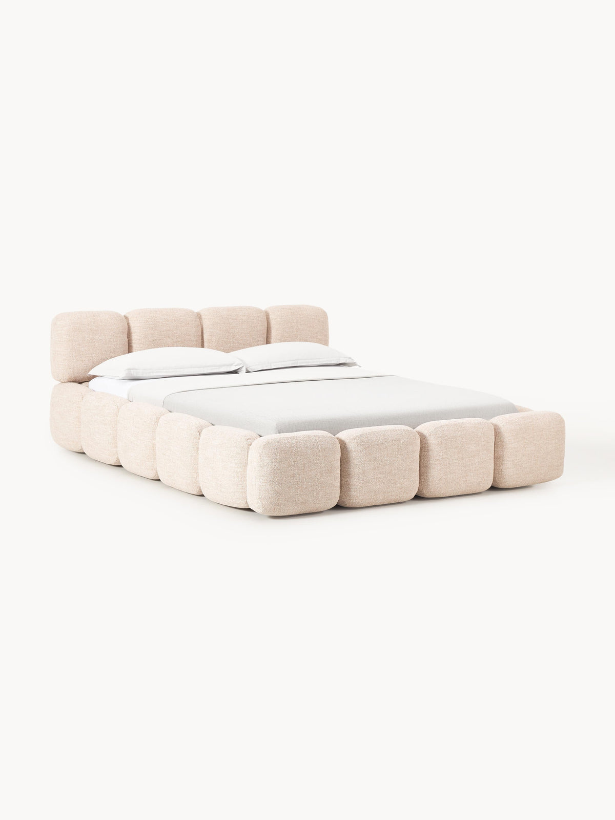 Taybelle Upholstered Bouclé Bed with Storage