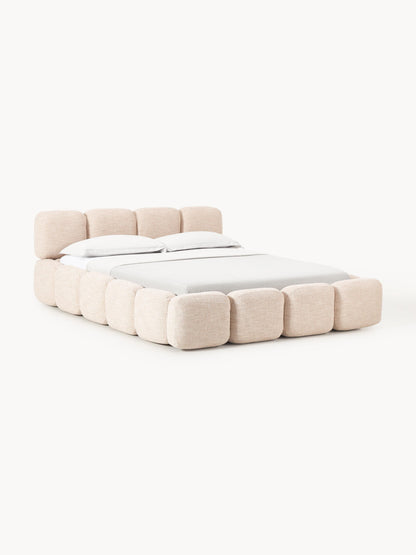 Taybelle Upholstered Bouclé Bed with Storage