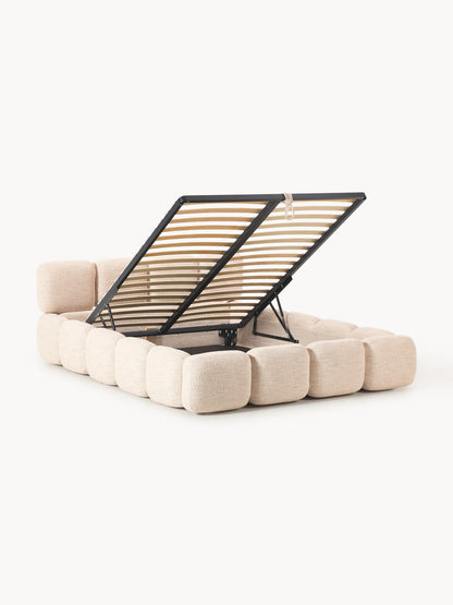 Taybelle Upholstered Bouclé Bed with Storage