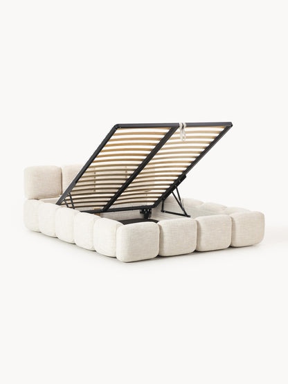 Taybelle Upholstered Bouclé Bed with Storage