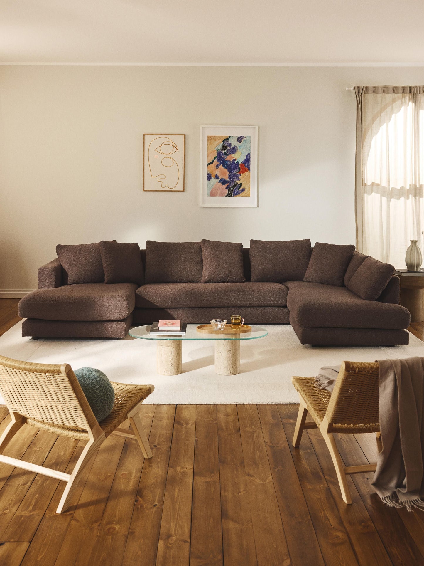 Tribaldi XL Sofa in Bouclé