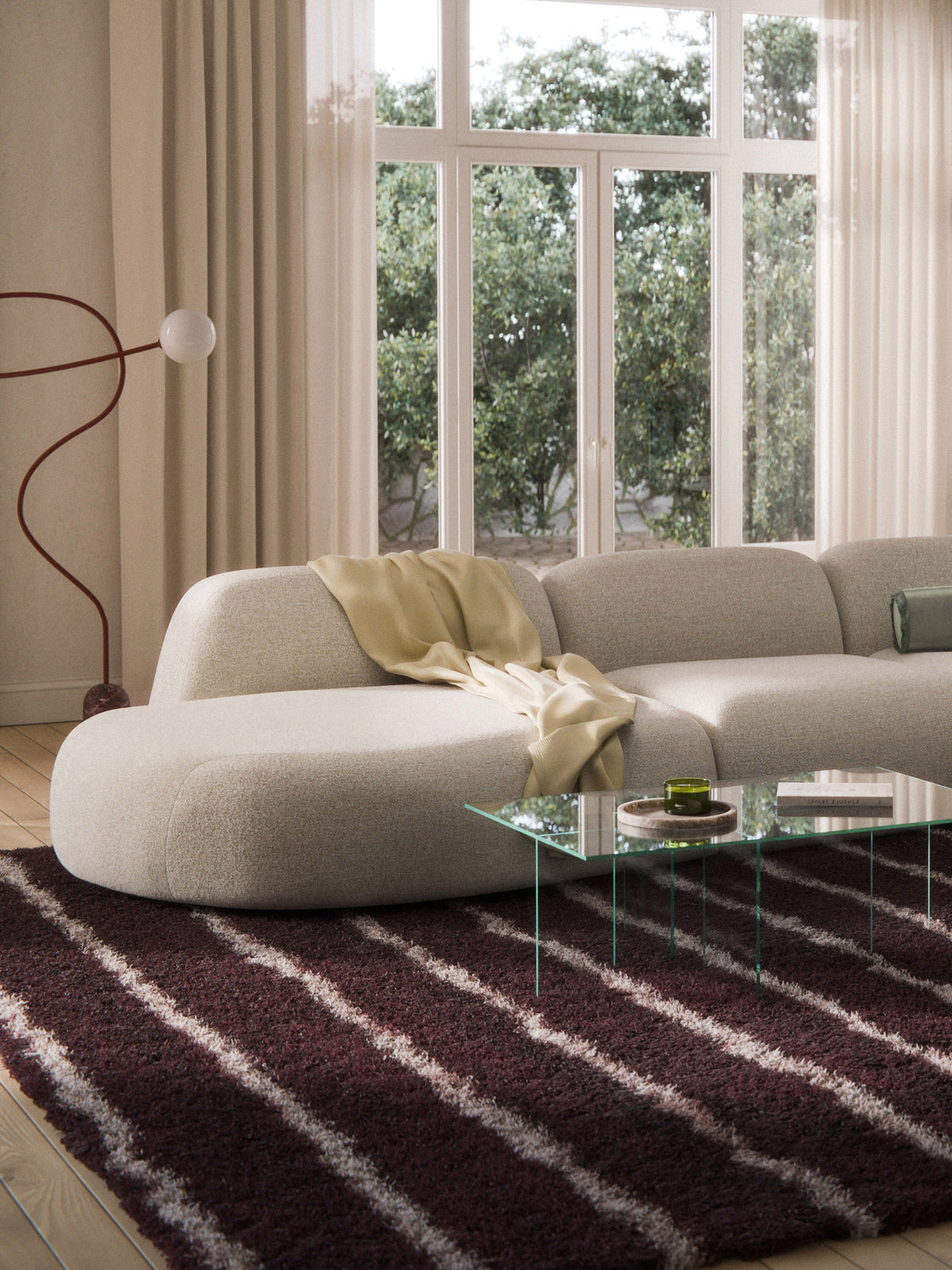 Wolkelle Bouclé Chaise Module