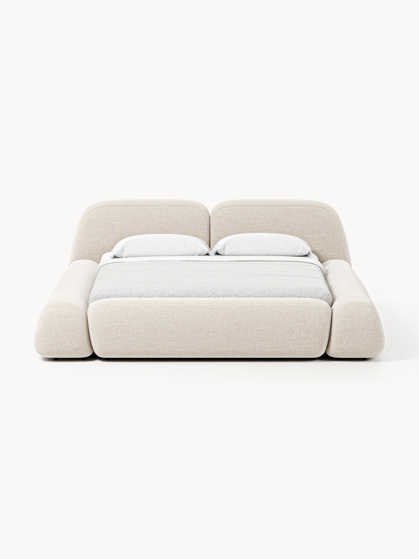 Wolkelle Bouclé Upholstered Bed