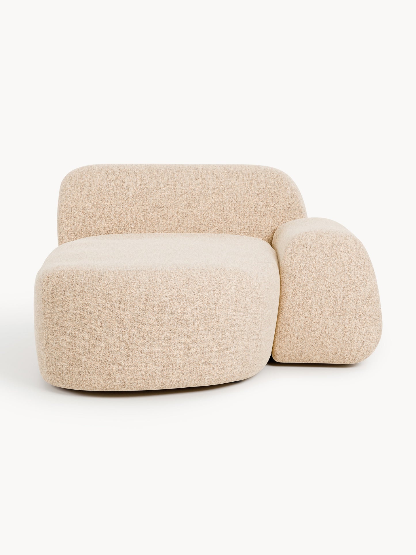Wolkelle Chaise Corner Module in Bouclé