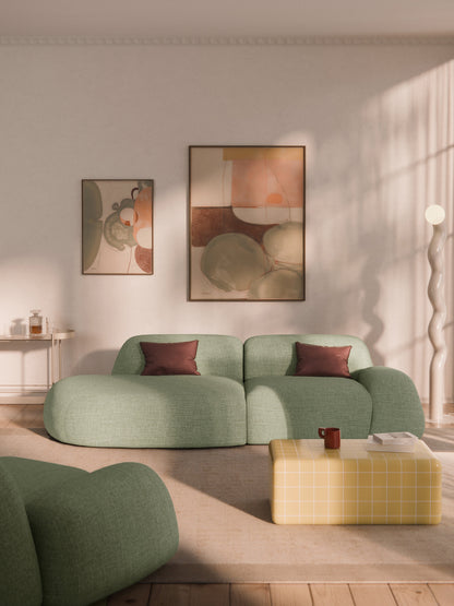 Wolkelle Modular Bouclé Chaise (3-Seater)