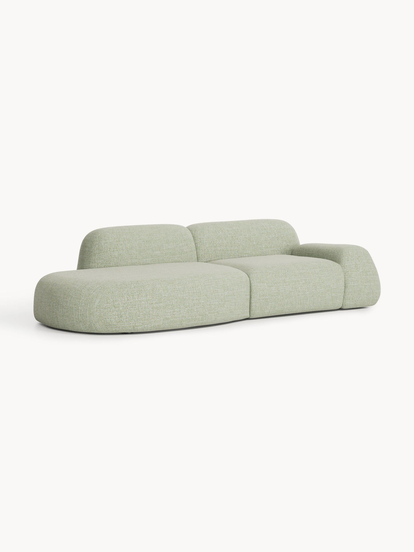 Wolkelle Modular Bouclé Chaise (3-Seater)