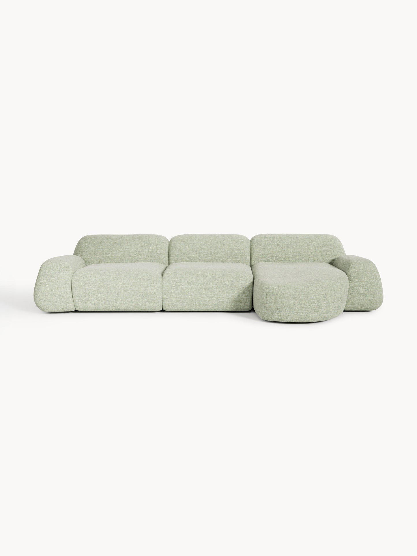 Wolkelle Modular Bouclé Corner Sofa (4-Seater)