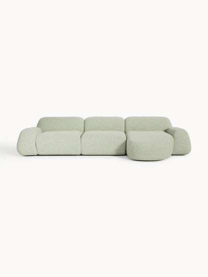 Wolkelle Modular Bouclé Corner Sofa (4-Seater)
