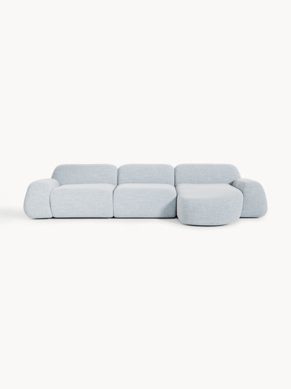 Wolkelle Modular Bouclé Corner Sofa (4-Seater)