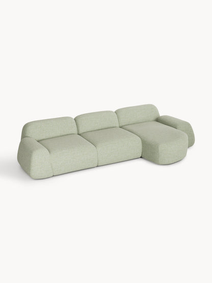 Wolkelle Modular Bouclé Corner Sofa (4-Seater)