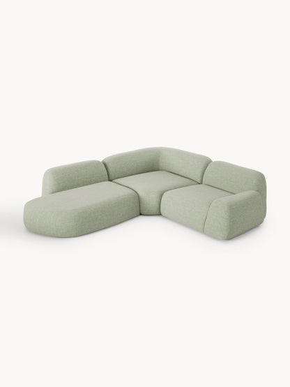 Wolkelle Modular Bouclé Corner Sofa (4-Seater) with Chaise Longue