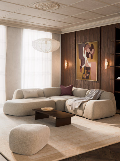 Wolkelle Modular Corner Sofa (4-Seater) with Chaise Longue