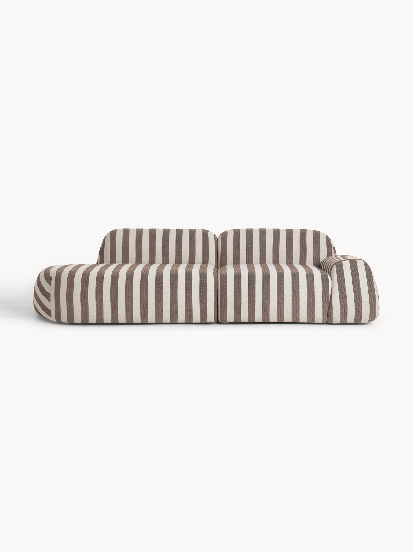 Wolkelle Modular Striped Sofa (3-Seater)