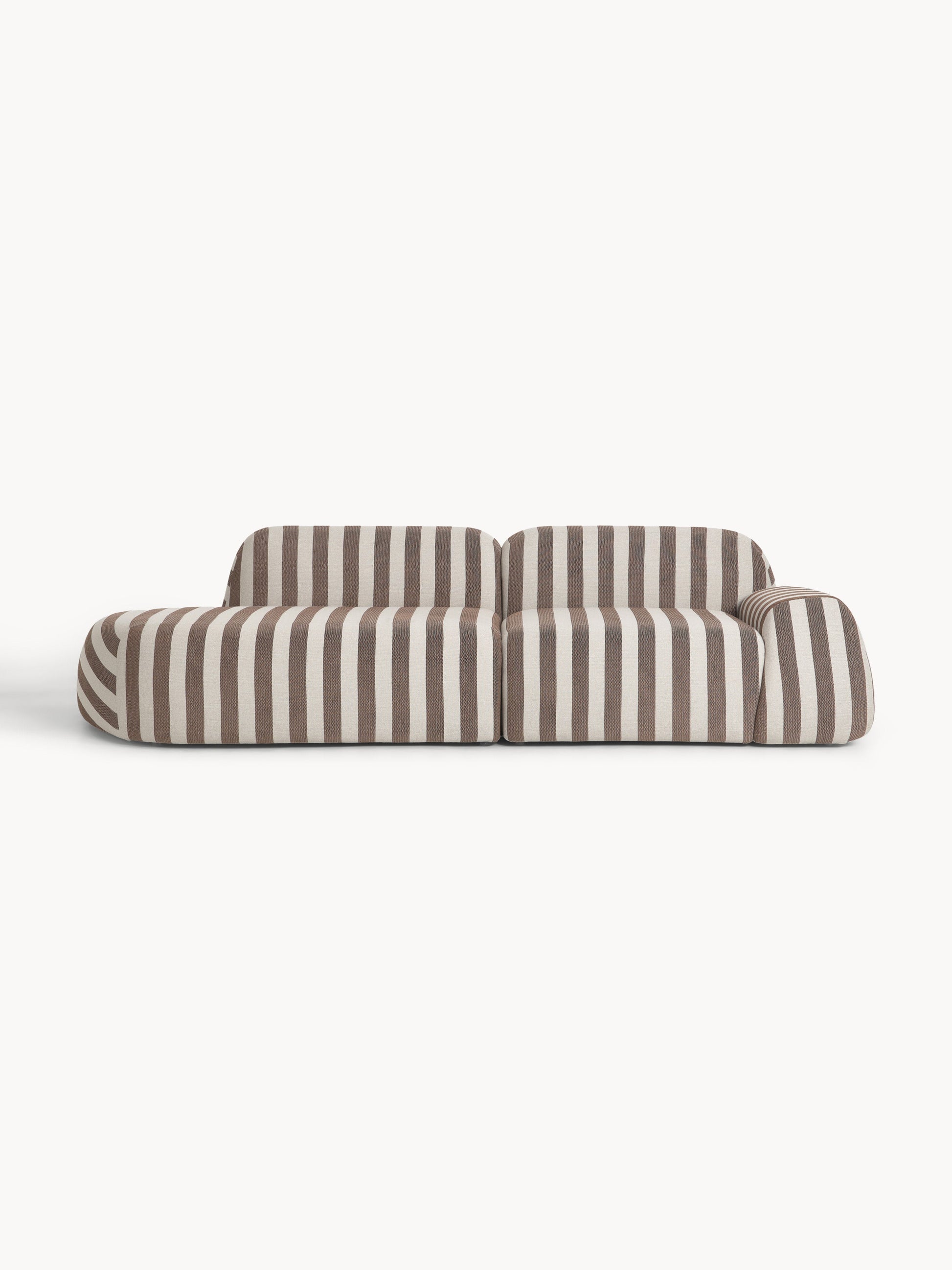 Wolkelle Modular Striped Sofa (3-Seater)