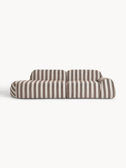 Wolkelle Modular Striped Sofa (3-Seater)