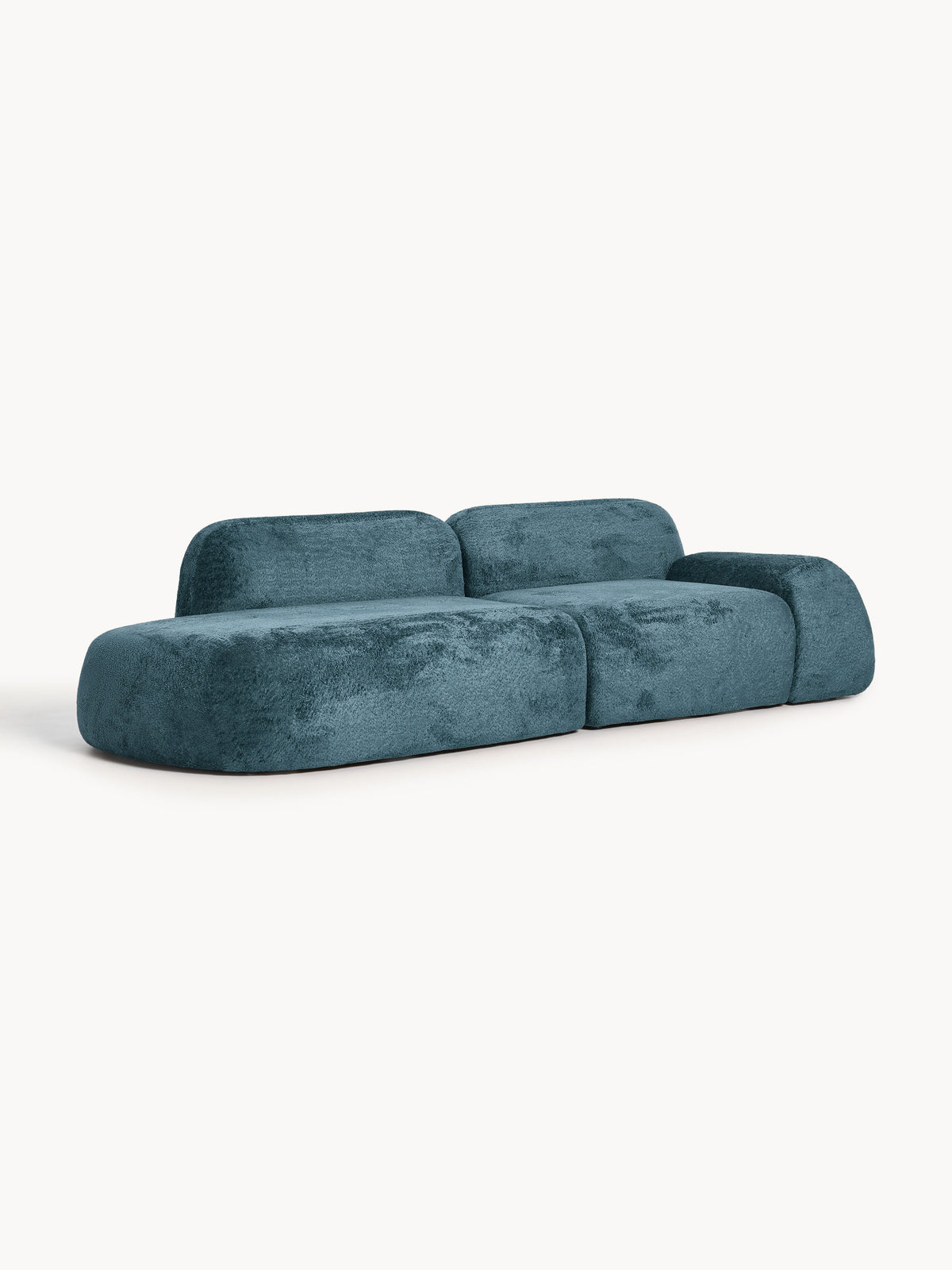 Wolkelle Modular Teddy Bouclé Chaise (3-Seater)