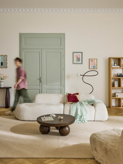 Wolkelle Modular Teddy Bouclé Chaise (3-Seater)