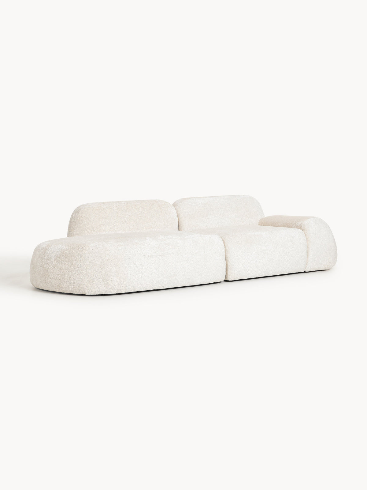 Wolkelle Modular Teddy Bouclé Chaise (3-Seater)