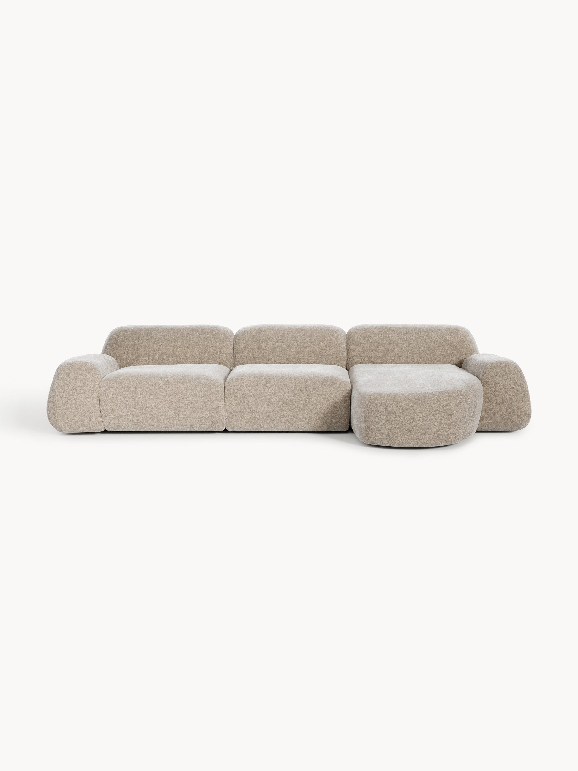 Wolkelle Modular Teddy Corner Sofa (4-Seater)