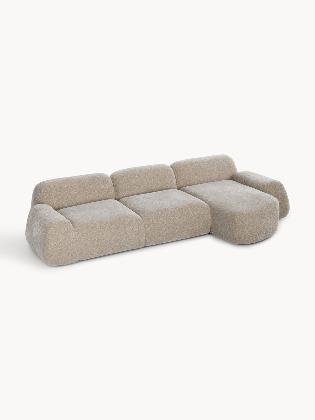 Wolkelle Modular Teddy Corner Sofa (4-Seater)