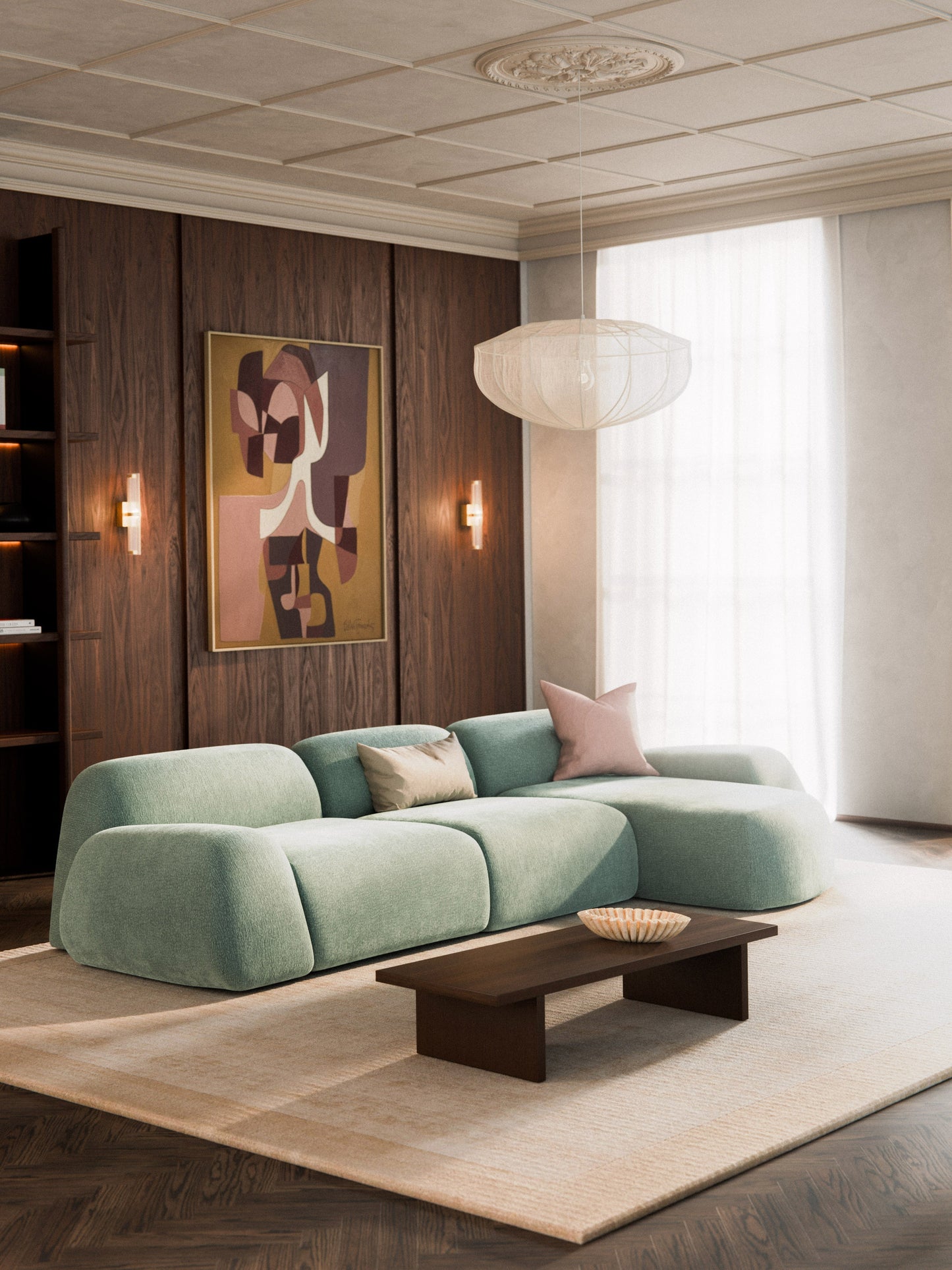 Wolkelle Modular Teddy Corner Sofa (4-Seater)