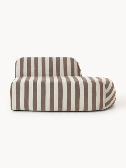 Wolkelle Striped Chaise Module