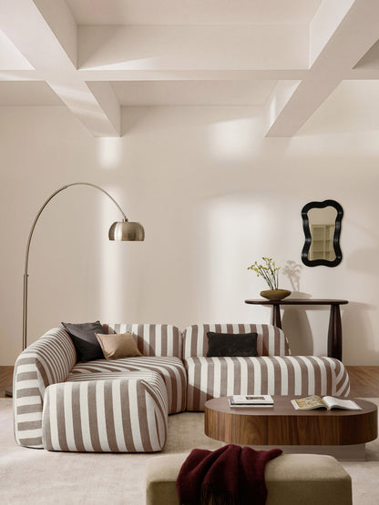 Wolkelle Striped Chaise Module