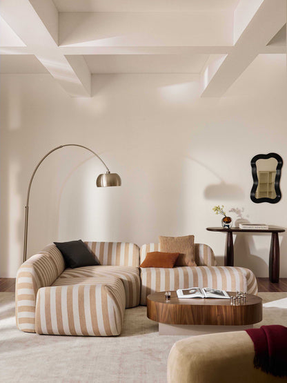 Wolkelle Striped Chaise Module