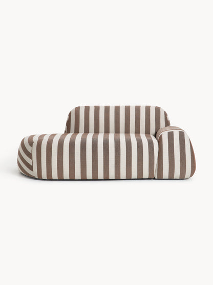 Wolkelle Striped Sofa (2-Seater) with Chaise Longue