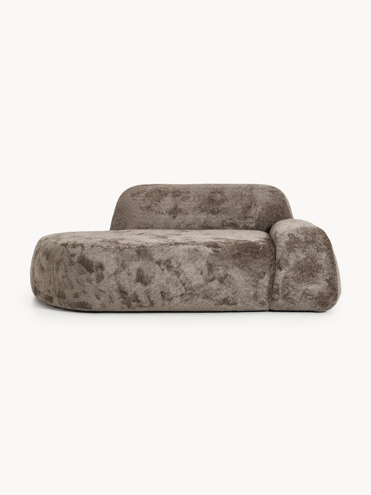 Wolkelle Teddy Bouclé Sofa (2-Seater) with Chaise Longue