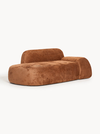 Wolkelle Teddy Bouclé Sofa (2-Seater) with Chaise Longue