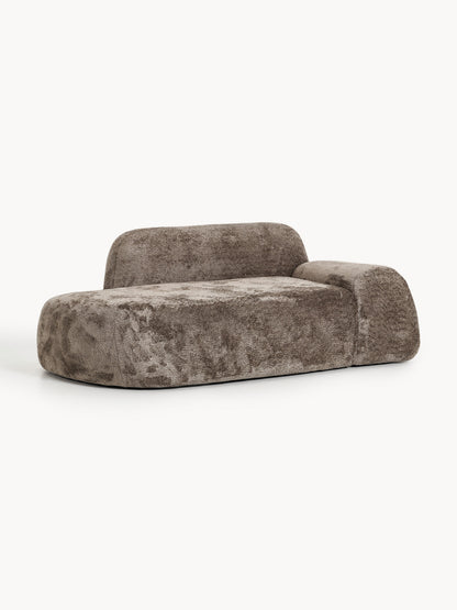 Wolkelle Teddy Bouclé Sofa (2-Seater) with Chaise Longue